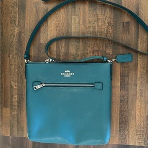 Coach Rowan Flie Bag Turqouise